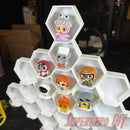Honeycomb Wall Display for Disney Doorables: Organize and Showcase Your Collection