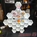 Honeycomb Wall Display for Disney Doorables: Organize and Showcase Your Collection