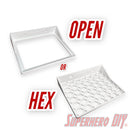 Horizontal Floating Shelf for Funko Pop Boxes | For Sideways Boxes | Includes mounting screws