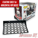 Horizontal Floating Shelf for Funko Pop Boxes | For Sideways Boxes | Includes mounting screws