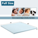 4 Inch Gel Injection Memory Foam Mattress Top Ventilated Mattress Double Bed