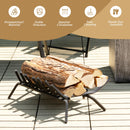 31/25/18 Inch Fireplace Grate for Outdoor Fire Pit
