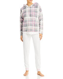 Aqua Sleep Fleece Hoodie and Thermal Pants Lounge Set