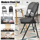 Swivel Windsor Dining Chairs Set of 4 with Solid Rubber Wood Frame