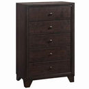 Home 5 Drawers Chest Dresser Storage Cabinet