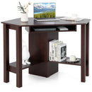 Wooden Study Computer Corner Desk with Drawer