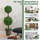 36 Inch Artificial Double Ball Tree Indoor and Outdoor UV Protection