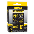 Iowa Hawkeyes Dice Set - 19mm