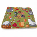 Set of 2 Easter Eggs with Bunny, Chicks and Willow Tree Throw Pillow Covers