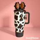 Lariat Luxe - Leather Tumbler Collar *Limited Edition*