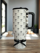 Black Bow Tumbler Bracelet