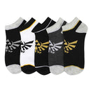 Hyrule Crest (The Legend of Zelda) Ladies Ankle Socks 5 Pair Set