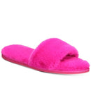 INC International Concepts Women’s Faux-Fur Slide Slippers – Magenta X-Large