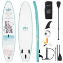 10.5 ft Inflatable Stand Up Paddle Board Surfboard with Aluminum Paddle Pump