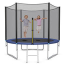 8/10/12/14/15/16Feet Outdoor Trampoline Bounce Combo with Safety Closure Net Ladder-10 ft