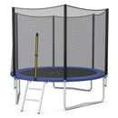 8/10/12/14/15/16Feet Outdoor Trampoline Bounce Combo with Safety Closure Net Ladder-10 ft