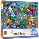 Audubon - Songbird Collage 300 Piece EZ Grip Jigsaw Puzzle