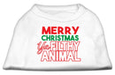 Holiday Pet Dog & Cat Shirt Screen Printed, "Merry Christmas Ya Filthy Animal"