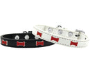 Dog, Puppy & Pet Widget Fashion Collar, "Red Bone"