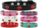Dog, Puppy & Pet Widget Fashion Collar, "Red Glitter Lips"