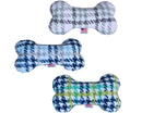 Pet and Dog Plush 6" Bone Toy, "Classic Plaids Group" (Available in 3 different colorway options!)
