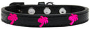 Dog, Puppy & Pet Widget Fashion Collar, "Pink Palm Tree"