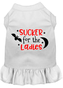 Halloween Pet Dog & Cat Dress Screen Printed, "Sucker For The Ladies"