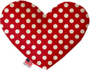 Pet and Dog Plush Heart or Bone Toy, "Swiss Dots Group" (Available in different sizes, and 10 different pattern options!)