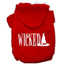 Halloween Pet Dog & Cat Hoodie Screen Printed, "Wicked"