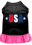 Pet Dog & Cat Dress Screen Printed, "USA Star"