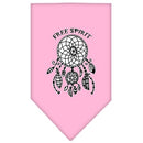 Pet and Dog Bandana Screen Printed, "Free Spirit"