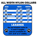 Pet Dog & Cat Nylon Collar or Leash, "Hanukkah Festival Of Lights"