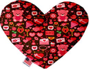 Pet and Dog Plush Heart or Bone Toy, "Valentine's Day Group" (Available in different sizes, and 8 different pattern options!)