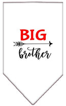 Pet and Dog Bandana Screen Printed, "Big Brother"