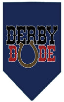 Pet and Dog Bandana Screen Printed, "Derby Dude"