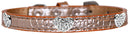 Dog, Puppy & Pet Designer Croc Collar, "Crystal Heart"