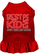 Pet Dog & Cat Dress Screen Printed, "Best Kid Ever, Just Ask My Mom"