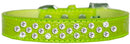 Dog, Puppy and Pet Designer Croc Collar, "Sprinkles Clear Jewel Rimsets"