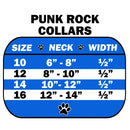 Dog, Puppy and Pet Collar, "Animal Print Crystal & Pyramid"