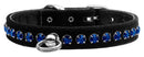 Dog, Puppy and Pet Collar, "Black Velvet Crystal Elite"