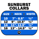 Dog, Puppy & Pet Collar, "Sunburst Crystal Flower"