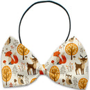 Pet, Dog and Cat Bow Ties, "Forest Friends Group"