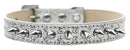 Dog, Puppy and Pet Ice Cream Collar, "Double Crystal & Clear Spikes"