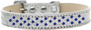 Dog, Puppy & Pet Ice Cream Collar, "Blue Crystal Rimsets Sprinkles"