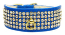 Dog, Puppy & Pet Collar, "Five Row Clear Crystal"