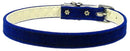 Dog, Puppy & Pet Plain Collar, "3/8" Velvet"