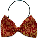 Christmas Pet Bow Ties, "Sweet Snowflakes Group"