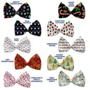 Christmas Pet Bow Ties, "Sweet Snowflakes Group"
