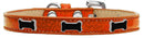 Dog, Puppy & Pet Widget Ice Cream Collar, "Black Bone"
