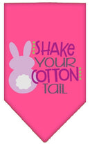 Pet and Dog Bandana Screen Printed, "Shake Your Cotton Tail"